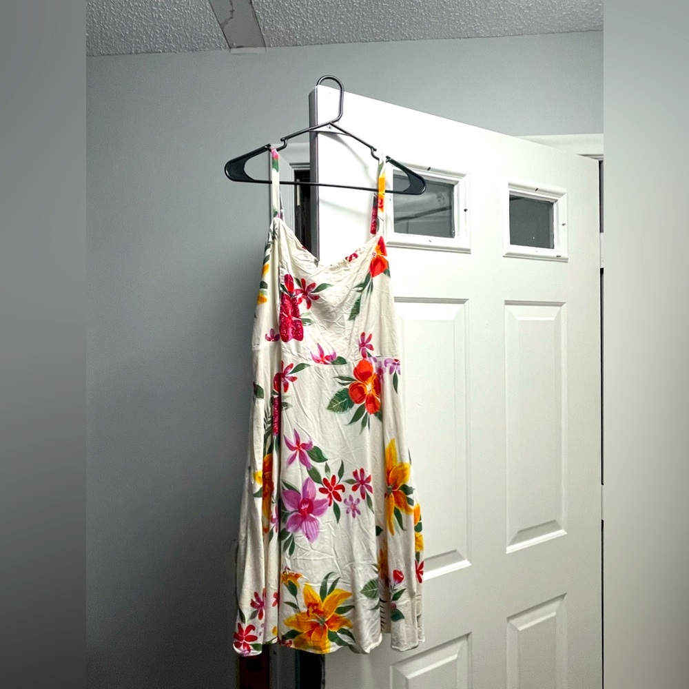 Women’s large floral dress